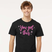 Alternative view of Tee Shirt Printed Pastel Coloured Quotes - You Got This