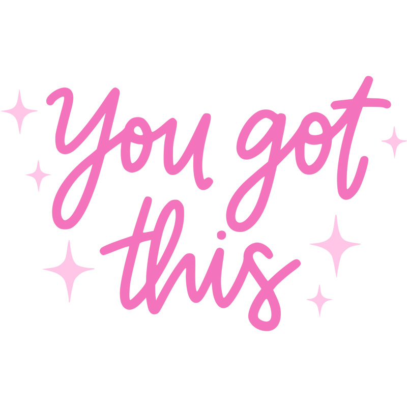 Tee Shirt Printed Pastel Coloured Quotes - You Got This - Image 3