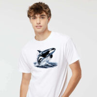 Alternative view of Tee Shirt Printed Orca Design #10