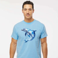 Alternative view of Tee Shirt Printed Moonstone Dolphin #01