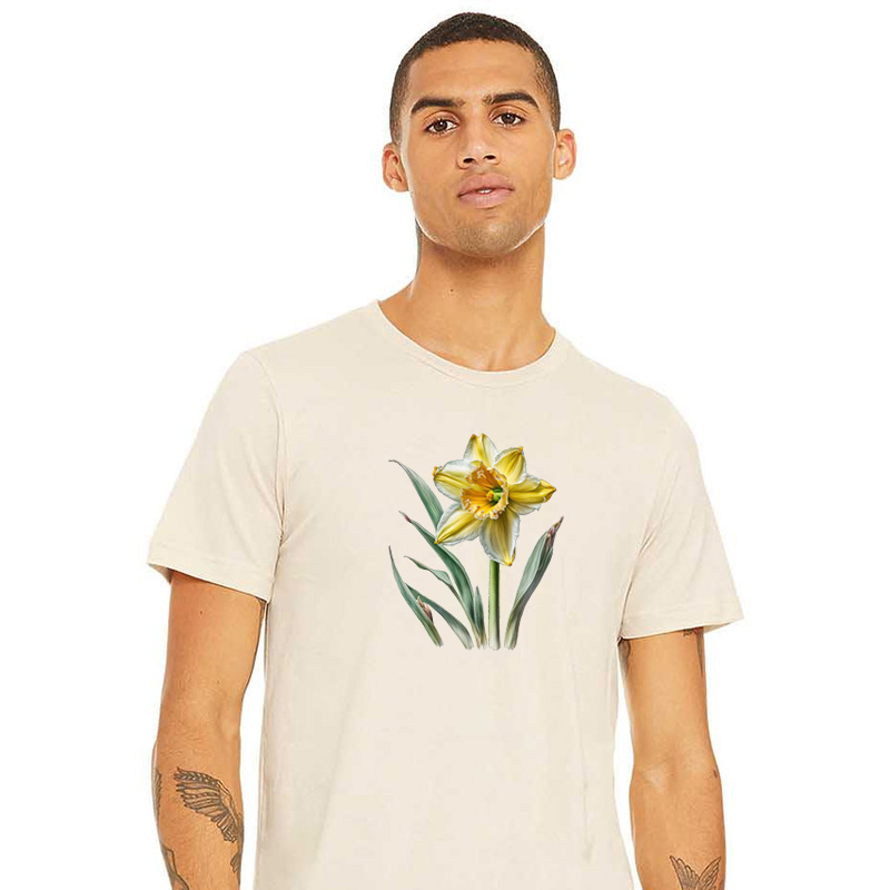 Tee Shirt Printed Daffodil #06 - Image 2