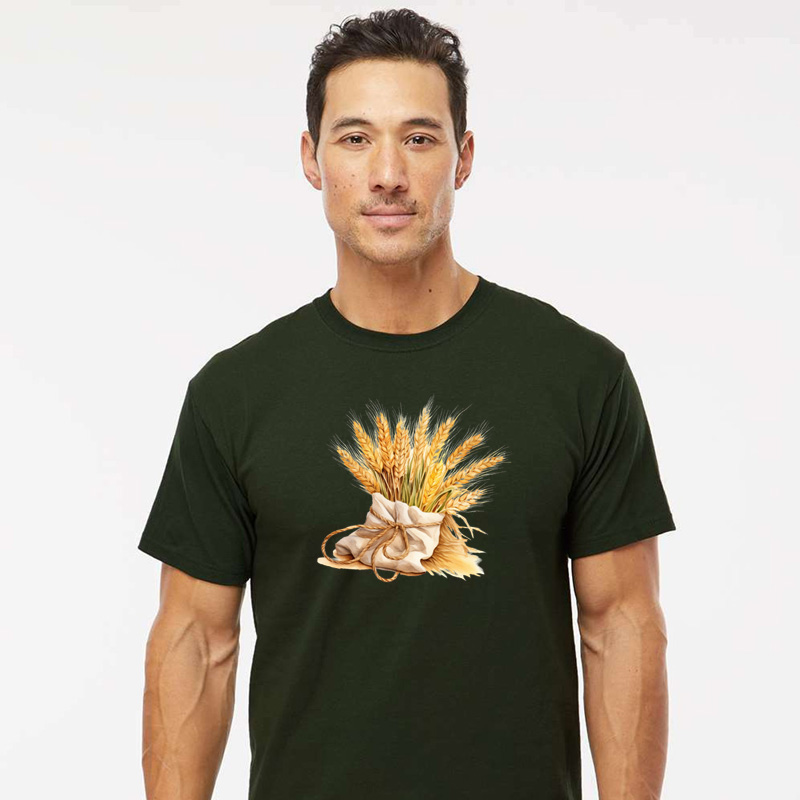 Tee Shirt Printed Wheat Bundle #02