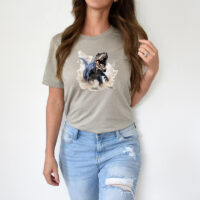 Alternative view of Tee Shirt Printed Wildlife - Prehistoric Dinosaur #01