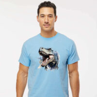 Tee Shirt Printed Wildlife - Prehistoric Dinosaur #03