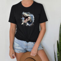 Alternative view of Tee Shirt Printed Wildlife - Prehistoric Dinosaur #03