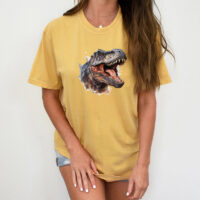 Alternative view of Tee Shirt Printed Wildlife - Prehistoric Dinosaur #04