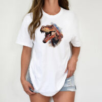 Tee Shirt Printed Wildlife - Prehistoric Dinosaur #05
