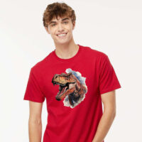 Alternative view of Tee Shirt Printed Wildlife - Prehistoric Dinosaur #05