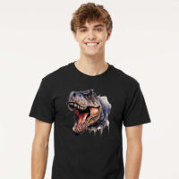 Tee Shirt Printed Wildlife - Prehistoric Dinosaur #06