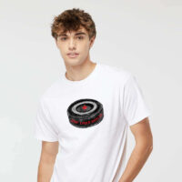Tee Shirt Printed Canada True North Don't Puck With Us Hockey Puck