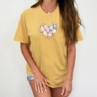 Tee Shirt Printed Pastel Easter Designs Group #02