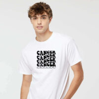 Alternative view of Tee Shirt Printed Retro Astrological Sign Cancer