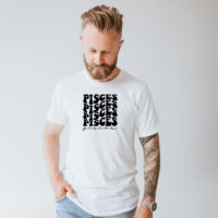Alternative view of Tee Shirt Printed Retro Astrological Sign Pisces