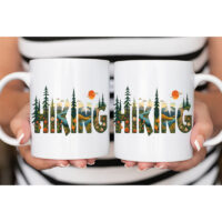 Ceramic Mug Printed 6 Designs OUTDOOR ADVENTURE Hiking Wander Landscape Floral 6 Designs Group 11oz Capacity *minimum order 6 mugs* (order in increments of 6) - Image 7