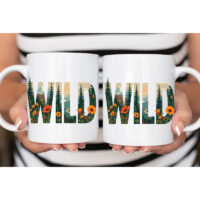 Ceramic Mug Printed 6 Designs OUTDOOR ADVENTURE Hiking Wander Landscape Floral 6 Designs Group 11oz Capacity *minimum order 6 mugs* (order in increments of 6) - Image 10