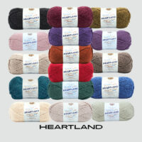 Heartland STARTER PACK 16 COLOURS 142g 251y/230m per skein Master Carton 60 units Innerpack 3 units Minimum Order Qty 16 units (order in increments of 16) *Ask about our Master Carton Pricing*