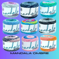 Mandala Ombre STARTER PACK 9 COLOURS 150g 344y/315m each cake Master Carton 60 units Innerpack 3 units Minimum Order Qty 9 units (order in increments of 9) *Ask about our Master Carton Pricing*