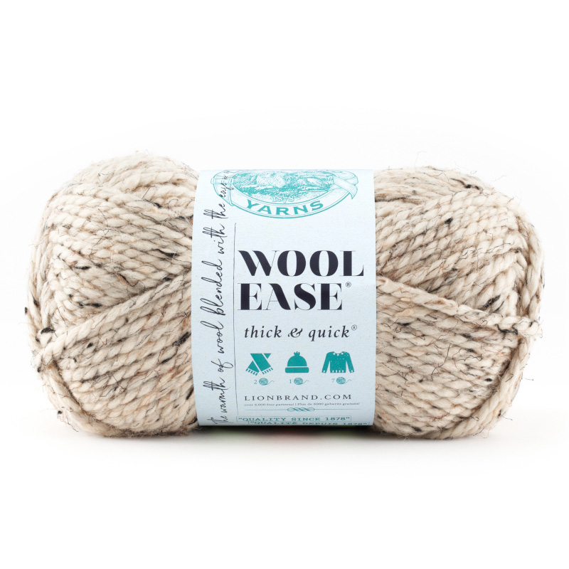 Wool Ease Thick & Quick 170g Color 123E Color Oatmeal Master Carton 60 Units Inner pack 3 units Minimum Order Qty 1 Unit *Ask about our Master Carton Pricing *