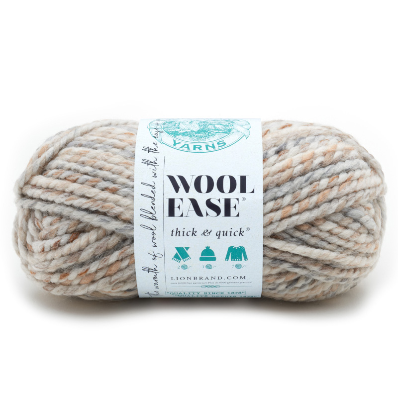 Wool Ease Thick & Quick 170g Color 536A Color Fossil Master Carton 72 Units Inner pack 3 units Minimum Order Qty 1 Unit *Ask about our Master Carton Pricing *