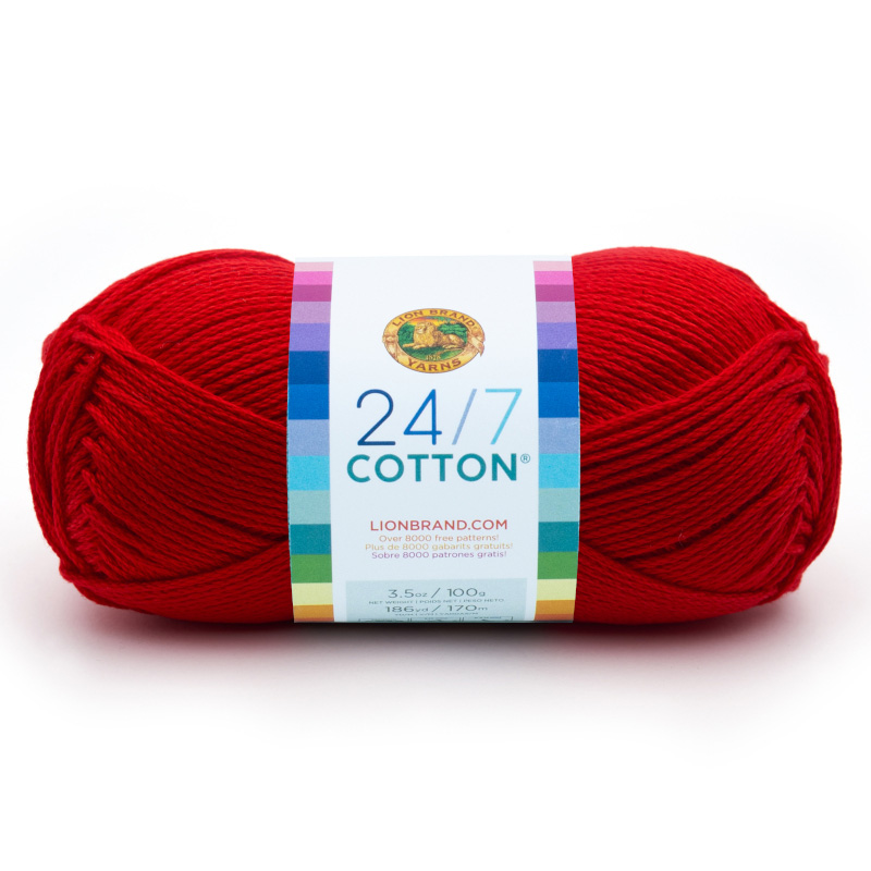 24/7 Cotton 100g Color 113B Color Red Master Carton 105 Units Inner pack 3 units Minimum Order Qty 1 Unit *Ask about our Master Carton Pricing *