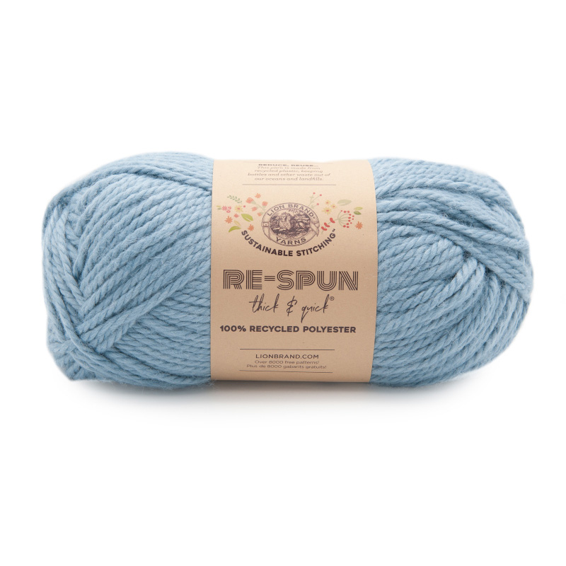 Respun Thick & Quick 340g Color 106BD Color Faded Denim Master Carton 30 Units Minimum Order Qty 1 unit (1 skein of yarn) *Ask about our Master Carton Pricing*