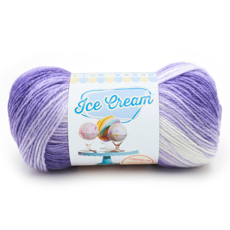 Ice Cream 100g Color 210Y Grape Master Carton 60 Units Inner pack 3 units Minimum Order Qty 1 unit (1 skein of yarn) *Ask about our Master Carton Pricing *