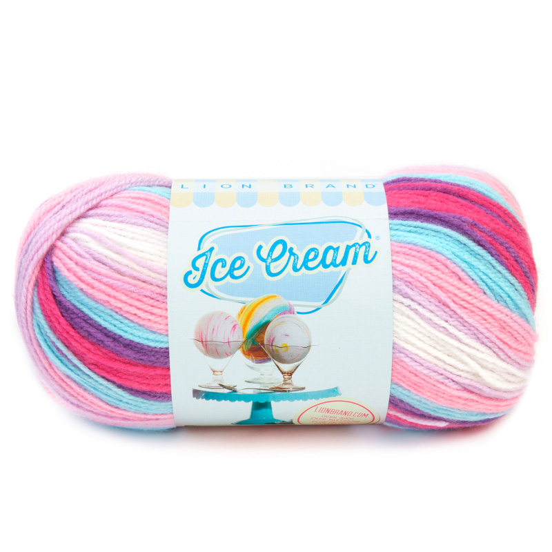 Ice Cream 100g Color 216Q Raspberry Ripple Master Carton 60 Units Inner pack 3 units Minimum Order Qty 1 unit (1 skein of yarn) *Ask about our Master Carton Pricing *