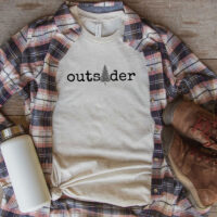 Alternative view of Tee Shirt Printed Adventure Designs - OUTDOOR HIKING Edgy Minimalist Outsider with Tree Imagery