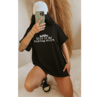 Alternative view of Tee Shirt Printed Adventure Designs - OUTDOOR HIKING Edgy Minimalist This is My Hiking Shirt with Forest Imagery