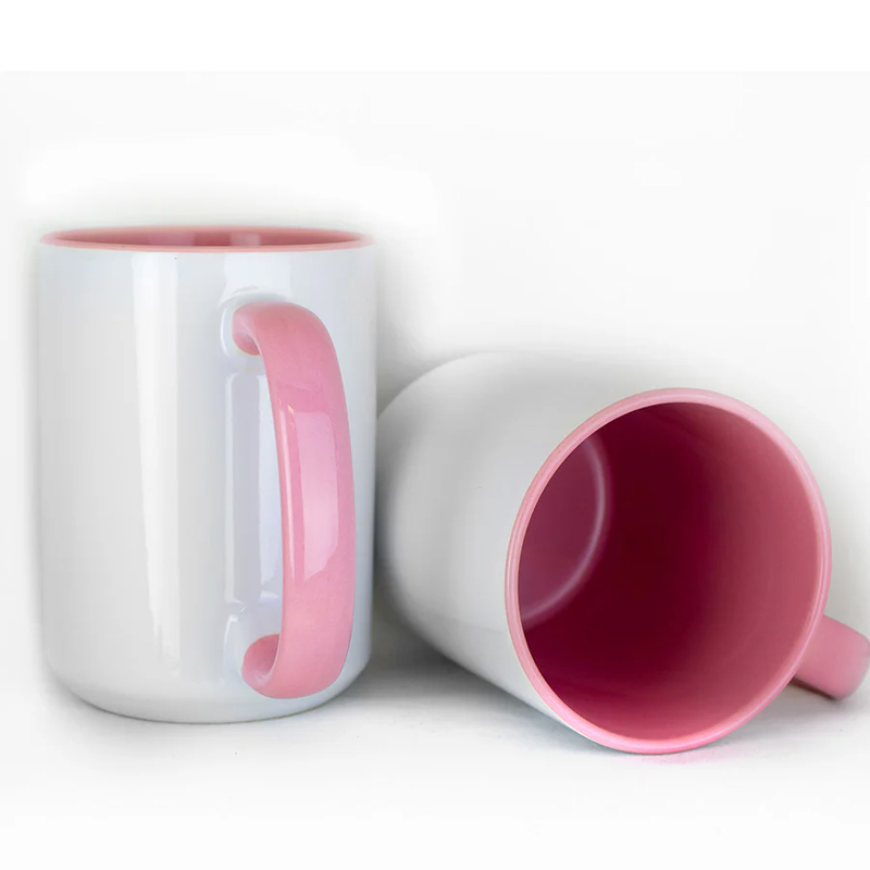 Ceramic Mug Printed Pastel Easter Juvenile Designs 15oz Capacity 6 Designs Colored Inner & Handle (You Pick) *minimum order 6 units* (order in increments of 6) - Image 5