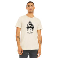 Alternative view of Tee Shirt Printed Canada True North Strong n Free 3 Trees Imagery