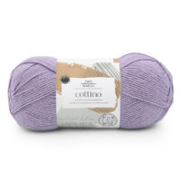Cottino 100 g / 3.5 oz Color Code 144T WISTERIA 55% Cotton 45% Merino Wool Mastercase 96 units Innercase 3 units *minimum order 3 units (order in increments of 3) **Ask about our mastercase pricing**