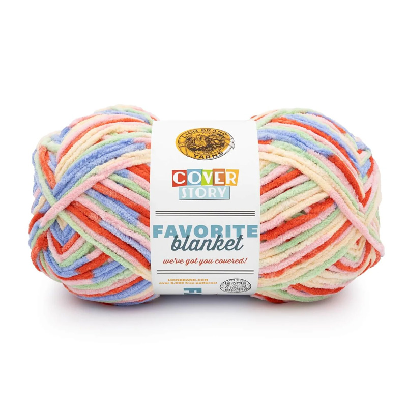 Cover Story™ Favorite Blanket Yarn 300g Color Code 221AF Color Name Macarons (Master Carton 30 units / Inner pack 1 unit) Minimum Order Qty: 1 unit **Perfect project yarn for fast holiday gifting!